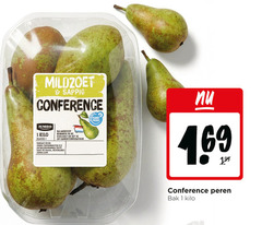  peren 1 mildzoet sappig conference jumbo kilo klasse verpakt koelkast kamertemperatuur supermarkten b.v. antwoordnummer nederland to planet proof bak 