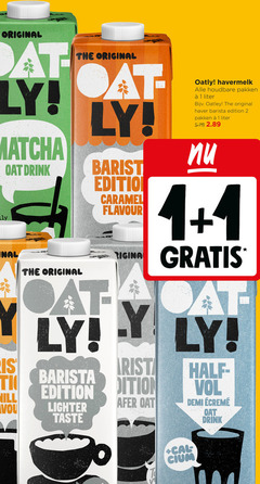  soja melk 1 2 original at ally drink caramel flavour edition ris barista highlighter taste oatly havermelk houdbare pakken liter haver half demi 