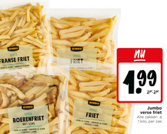  patat 1 20 jumbo verse franse friet oven ca. min airfryer friteuse boerenfriet schil zakken kilo zak 