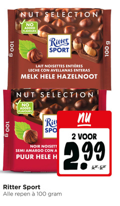  ritter sport chocolade 2 100 selection added flavours lait noisettes leche avellanas enteras melk hazelnoot rit noir semi amargo puur repen 