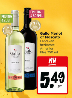  gallo rode wijn witte 750 fruitig zoet 7 hamersma soepel 5 family vineyards moscato california merlot from owned company julio land amerika fles ml 