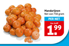  mandarijnen 750 