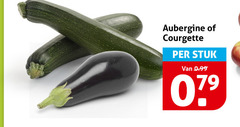  aubergine courgette stuk 
