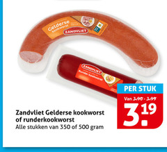  19 350 500 bereid be gelderse kookworst zandvliet runderkookworst stukken runder stuk 