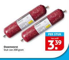  ossenworst 7 200 beperkt pil houdbaar stuk 