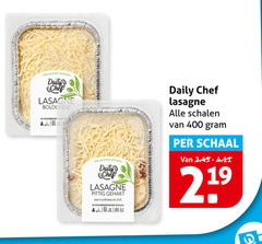 3 19 400 italiaanse keuken daily chef lasagne bolognese pittig gehakt rundvlees chill ovenbestendige schaal www schalen 