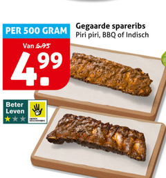 spareribs 500 gegaarde piri bbq indisch beter leven bescherming 