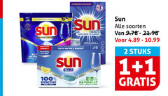  sun vaatwasmiddel 1 2 3 100 hygienisch schoon brilliant shine all improved formula protects your effective optimum cleaner machine eco short save water energy with naturally soorten stuks 
