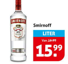 smirnoff wodka vodka liter 