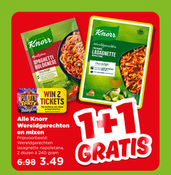  knorr maaltijdmix 1 2 150 240 250 300 600 1836 spaghetti bolognese belofte groente pp conserveermiddelen toegevoegde kunstmatige kleurstoffen italiaans groentepakket win foute party tickets actieproducten kans wereldgerechten mixen lasagnette napoletana dozen italiaanse natuurlijke porties 