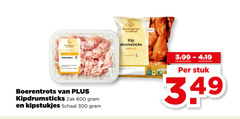  drumsticks 300 600 kipstukjes boerentrots kipdrumsticks zak schaal kip gekruid nederland 3.99 nutri score stuk 
