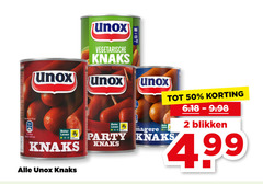 unox knakworsten 2 20 50 vegetarische knaks 100g beter leven party blikken 