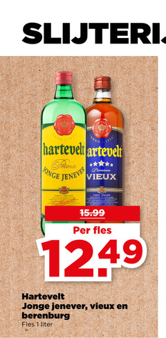  hartevelt vieux berenburg jenever 1 slijterij anno prima jonge premium leiden holland fles liter 