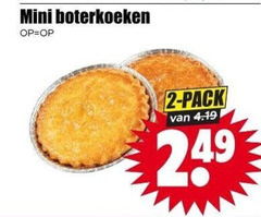  koeken 2 mini boterkoeken pack 