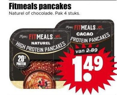  pannenkoeken 4 20 pancakes naturel chocolade pak stuks menu high protein my cacao 2 14 