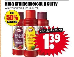  50 300 hela curry fles ml kruiden ketchup 13 