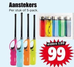  aanstekers 5 99 stuk pack elders 
