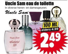  eau de toilette 100 uncle heren damesgeuren wonderful life ml elders 