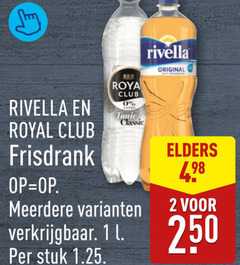  rivella royal club frisdrank 1 2 250 roya original tonic classic meerdere l stuk elders 