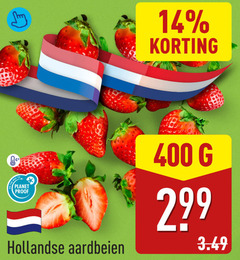 aardbeien 14 400 to planet proof hollandse 