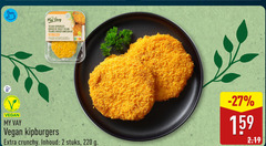  2 my kipburger burger poulet art crunchy label kipburgers inhoud stuks 