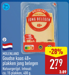  kaasplakken 15 279 400 ca. molenland gouda holland jong belegen 48 nutri score goudse kaas natuurgerijpt inhoud 