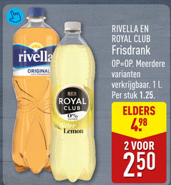  royal club rivella frisdrank 1 2 250 original licht sprankelend suiker bitter lemon meerdere l stuk elders 
