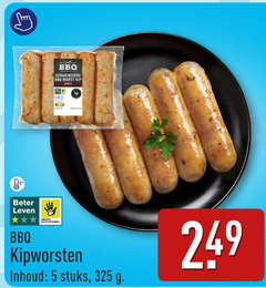  5 bbq gemarineerde worst kip smokey beter leven dieren bescherming inhoud stuks 