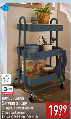  2 3 4 fsc www.fsc.org jaar home creation serveertrolley lagen zwenkwielen parkeerrem ca. cm stuk 