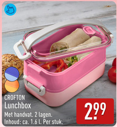  2 lunchbox handvat lagen inhoud ca. l stuk 