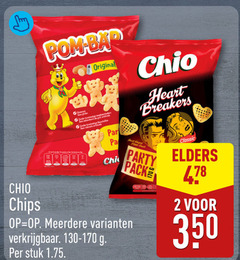  chio zoutjes 2 350 chips pom bad sans original zonder versterkers heart breakers party classic elders meerdere stuk 