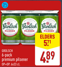  grolsch blikjes bier 6 33 tap meesterschap premium pilsner pater verfrissend zachte peter sis pack pilsener elders 