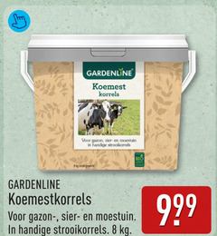  8 gardenline koemest korrels gazon sier moestuin gewicht bio koemestkorrels gazonmest 