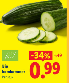  komkommer bio stuk 