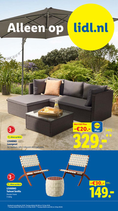  3 5 50 240 lidl.nl jaar livarno loungeset hoekbank tafel zitkussens rugkussens garant tuinset sevilla houten frame delig verzendkosten 4 99 toeslag artikelen cm 31 9 
