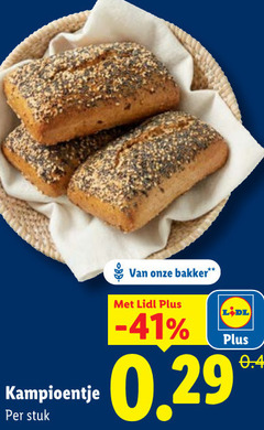  broodjes kampioentje stuk bakker 