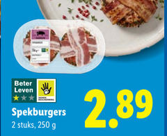  hamburgers 2 250 beter leven stuks 