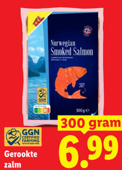  gerookte zalmfilet 300 xxl norwegian smoked salmon certified farming zalm 