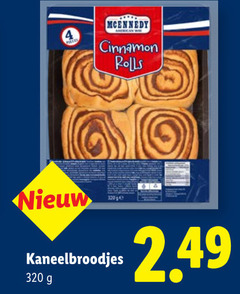  broodjes 320 mcennedy cinnamon rolls 320gb kaneelbroodjes 