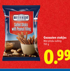  150 mcennedy american salted sticks with peanut filling gezouten stokjes pinda vulling 
