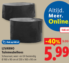  90 160 online lidl.nl livarno tuinmeubelhoes scheurvast uv bestendig cm 5.99 