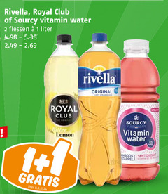  royal club sourcy rivella frisdrank fruitdrank 1 2 vitamin water flessen liter lemon v.a. original antioxidant 