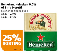  heineken birra moretti 0.0 krat bier 24 25 30 liter v.a. 