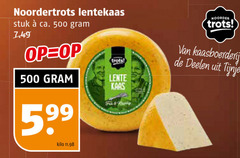  kaas 500 noordertrots lentekaas stuk ca. kilo trots lente fris ruby noorder kaasboerderij deelen 