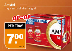  amstel blikjes bier 12 33 tray blikken liter 330ml 