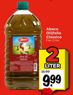  olijfolie 2 olive oil classico fles liter 