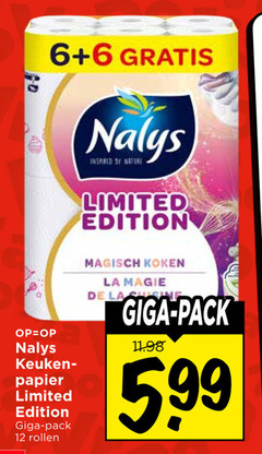  nalys keukenpapier 6 12 keuken papier limited edition giga pack rollen inspired by nature magisch koken la magie 5 99 