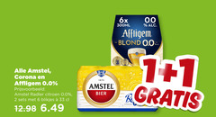  amstel affligem corona alcoholvrij bier 1 2 6 33 1870 6x 300ml 0.0 blond radler citroen blikjes bieren r 