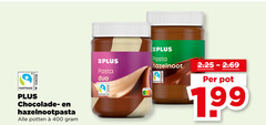  400 cocoa pasta duo hazelnoot pot fairtrade chocolade hazelnootpasta potten 