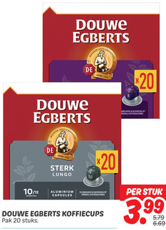  douwe egberts koffiecups 8 10 20 meester joure lungo gebruiken nespresso original koffiemachines 12 aluminium capsules intensiteit pak stuks stuk 3.99 